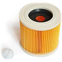 MI:KA:FI Filtro de cartucho | para Kärcher Aspiradora en seco y húmedo | WD2 + WD3 + WD2.200 + WD3.200 + WD3.300 M + WD3…